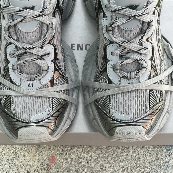 Balenciaga 3XL Worn-Out In Dark Grey - FashionPlug