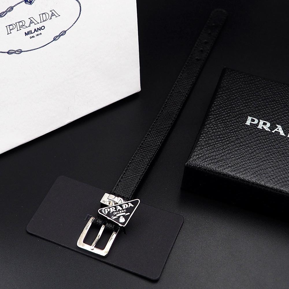 Prada Saffiano Leather Bracelet - FashionPlug