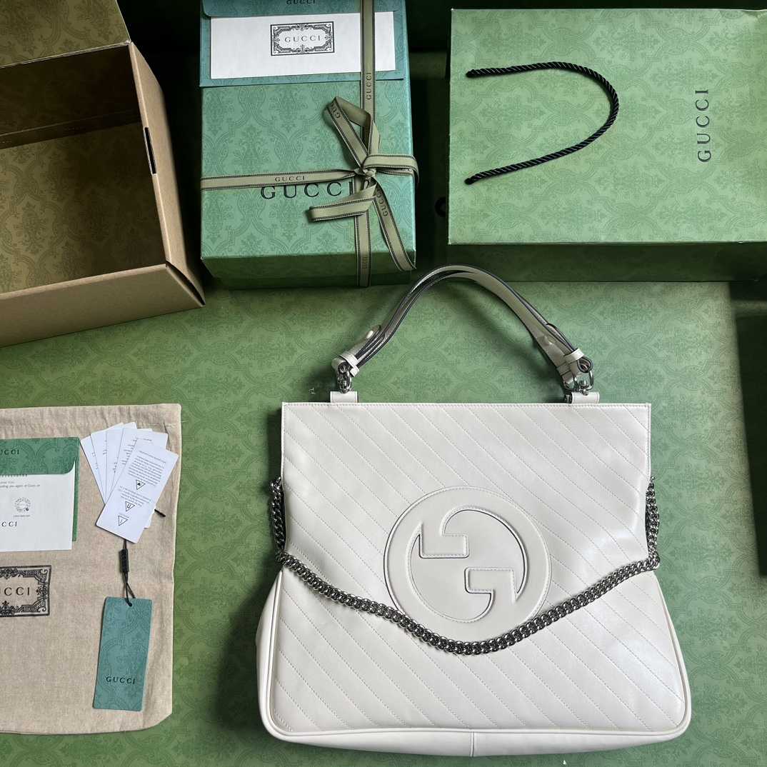 Gucci Blondie Medium Tote Bag (34.5x 41x 8cm) - FashionPlug