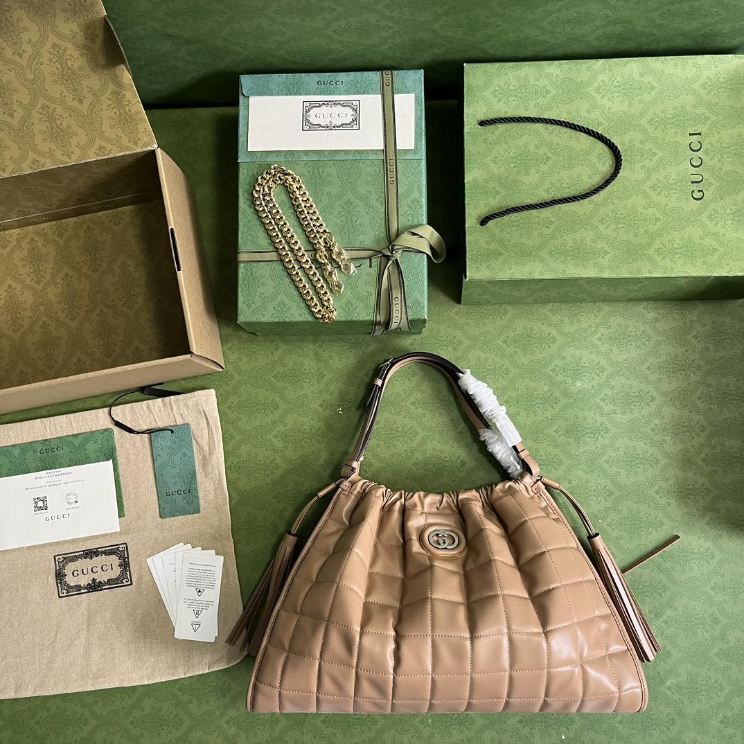 Gucci Deco Medium Tote Bag(43-28-8cm) - FashionPlug