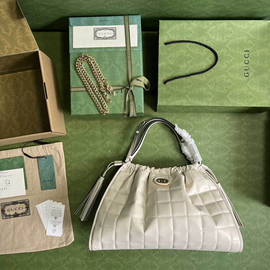 Gucci Deco Medium Tote Bag(43-28-8cm) - FashionPlug