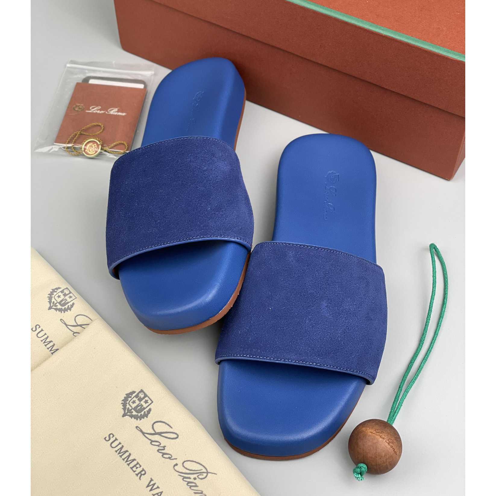 Loro Piana Slide Sandal  - FashionPlug