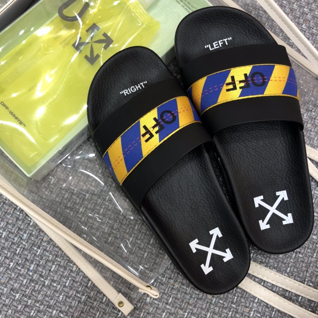 Off White Slides - FashionPlug
