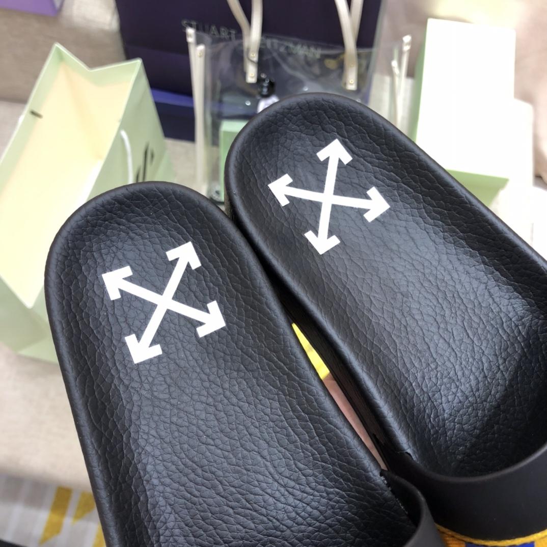 Off White Slides - FashionPlug