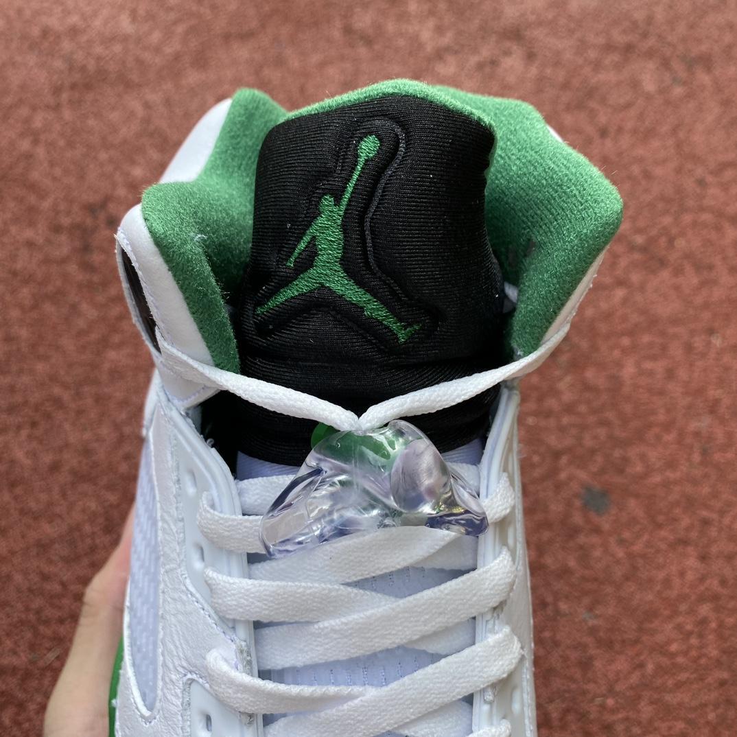 Air Jordan 5 Burgundy Lucky Green Sneakers         dd9336-103 - FashionPlug