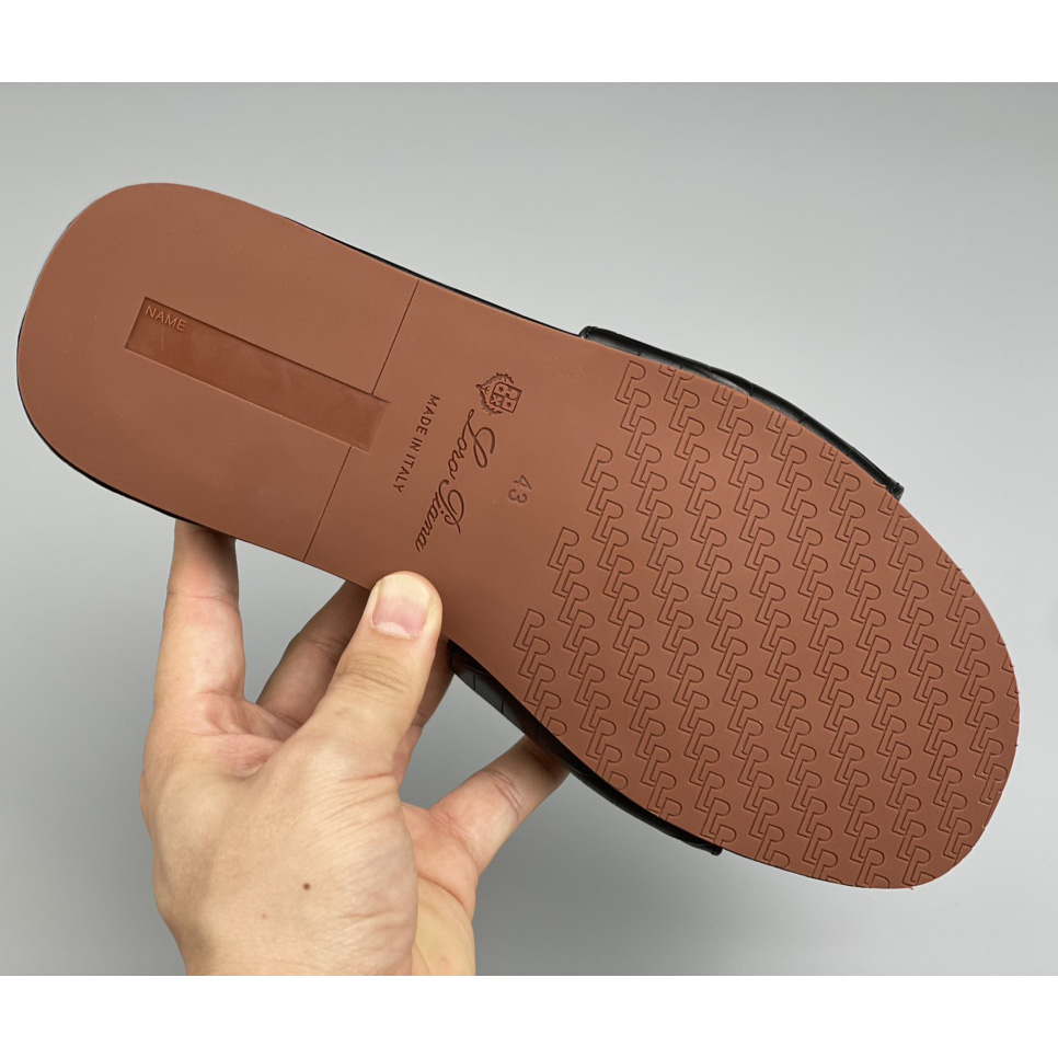 Loro Piana Slide Sandal  - FashionPlug