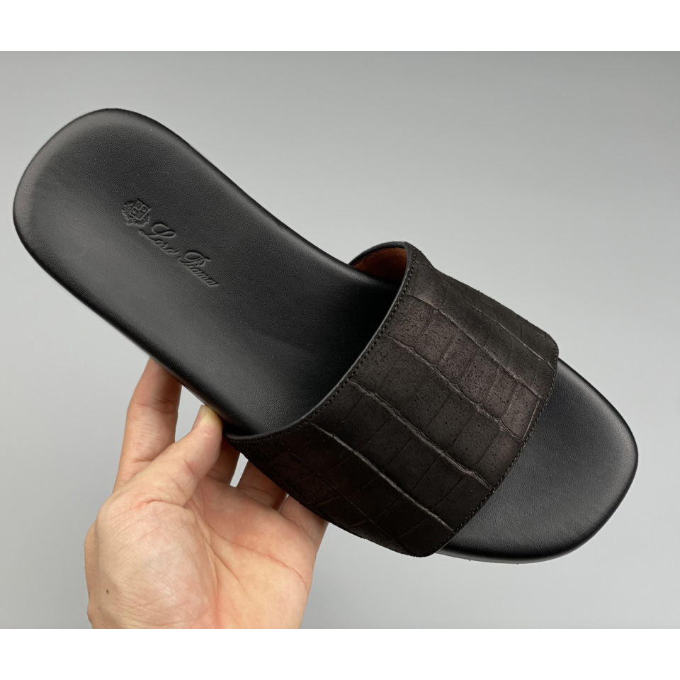 Loro Piana Slide Sandal  - FashionPlug