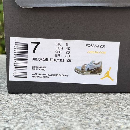 Jordan Legacy 312 Low Sneaker     FQ6859-201  - FashionPlug