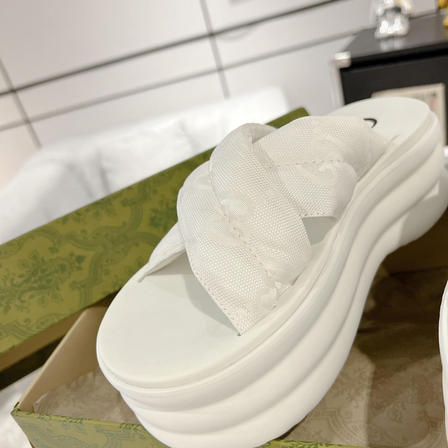 Gucci Women's GG Platform Slide Sandal - FashionPlug
