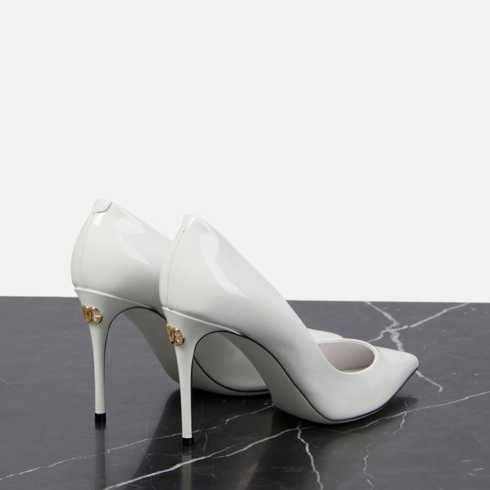 Dolce & Gabbana Cardinale Patent Leather Pumps - FashionPlug