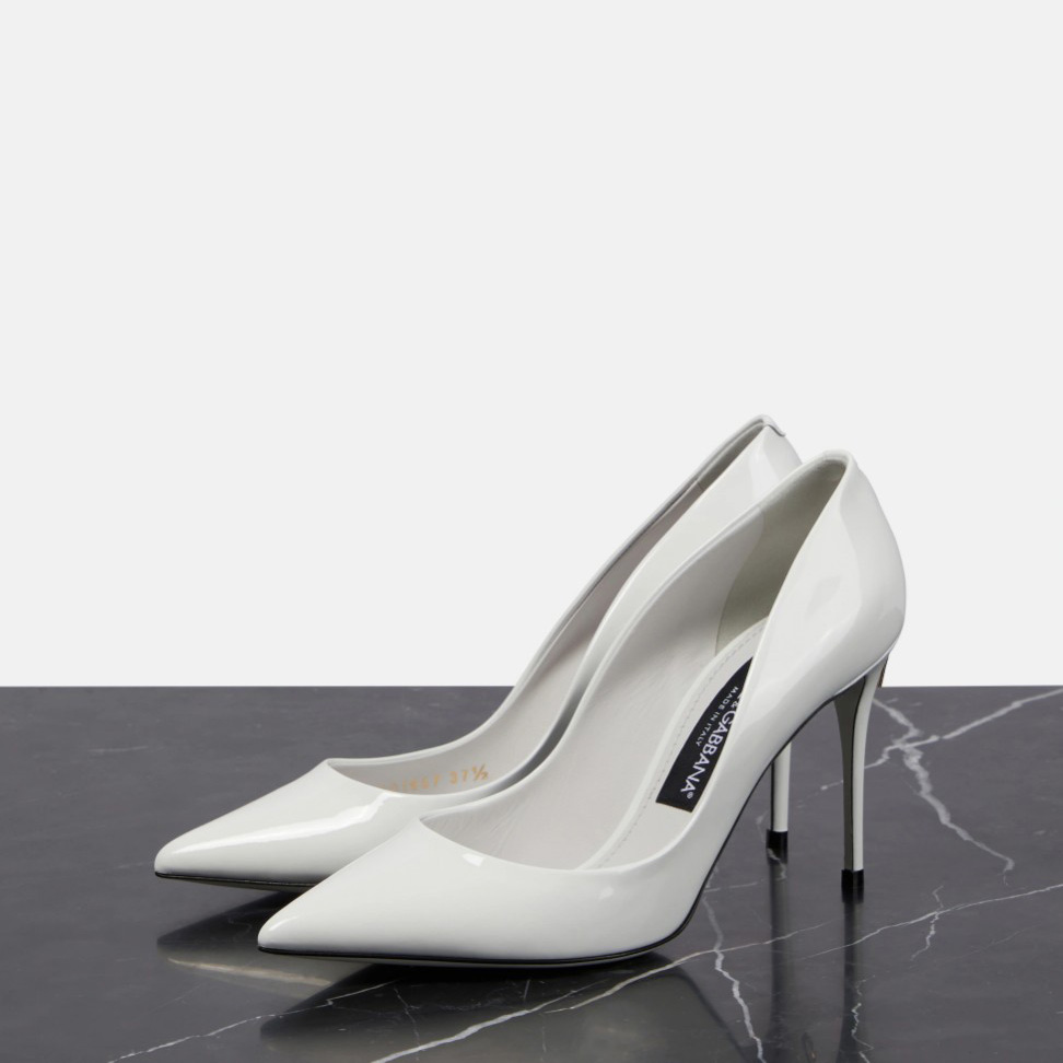 Dolce & Gabbana Cardinale Patent Leather Pumps - FashionPlug