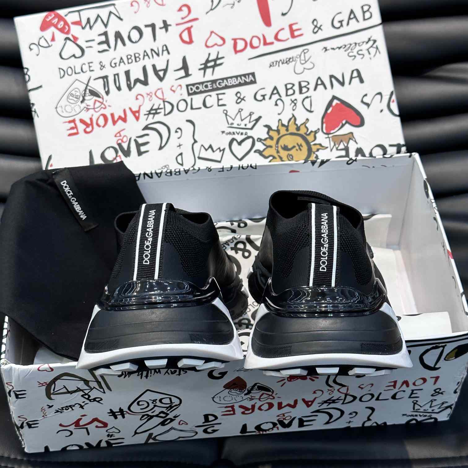 Dolce & Gabbana Stretch Mesh Fast Sneakers - FashionPlug