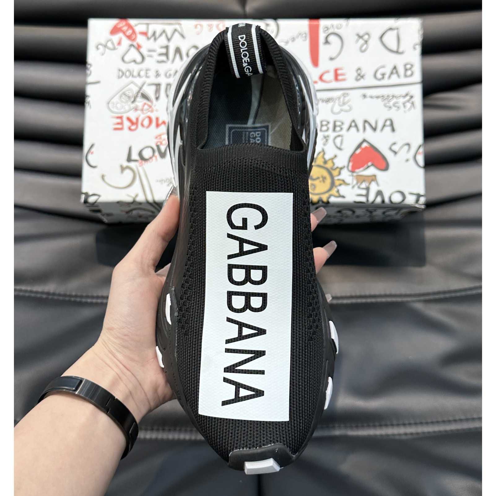 Dolce & Gabbana Stretch Mesh Fast Sneakers - FashionPlug