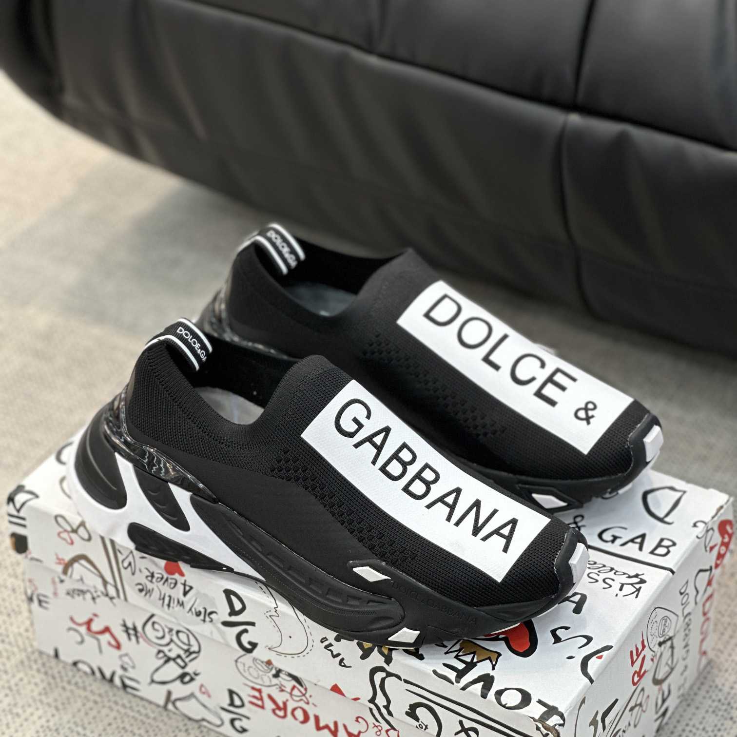 Dolce & Gabbana Stretch Mesh Fast Sneakers - FashionPlug