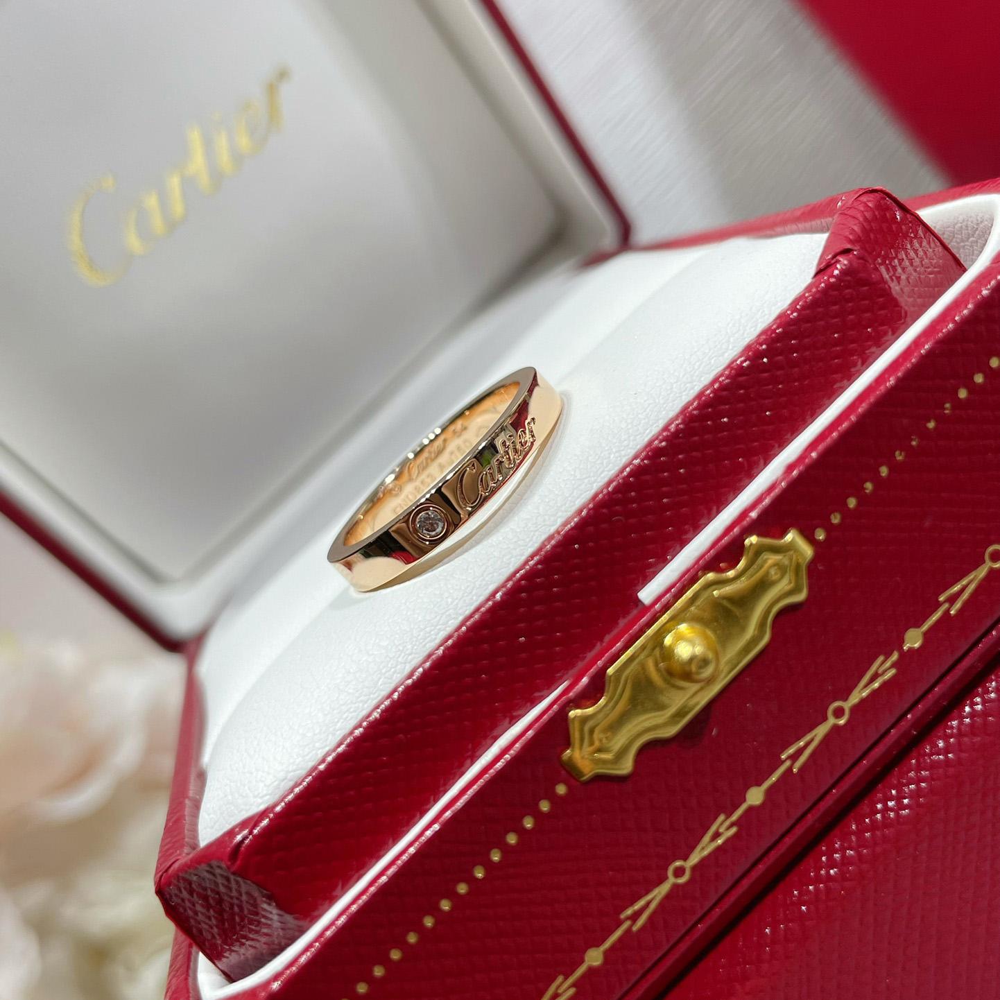 Cartier C de Cartier Wedding Ring - FashionPlug