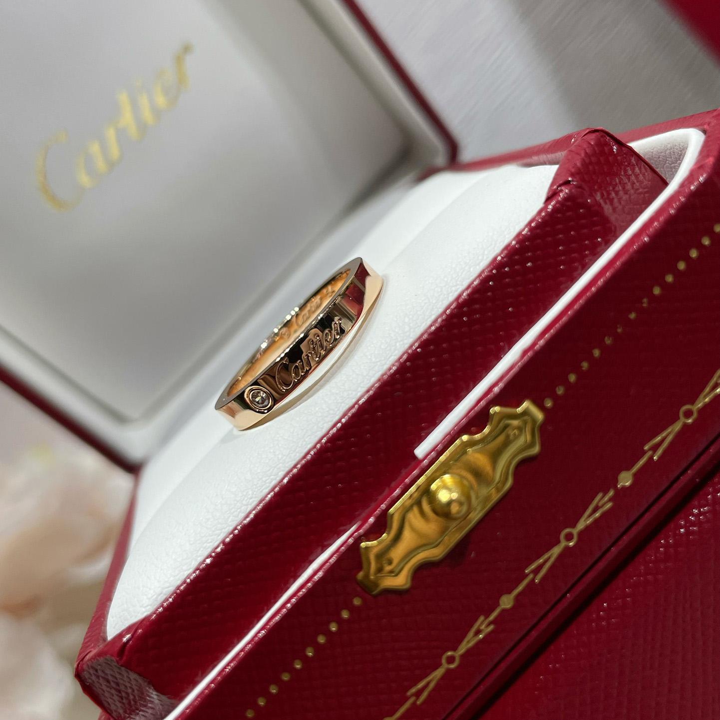 Cartier C de Cartier Wedding Ring - FashionPlug
