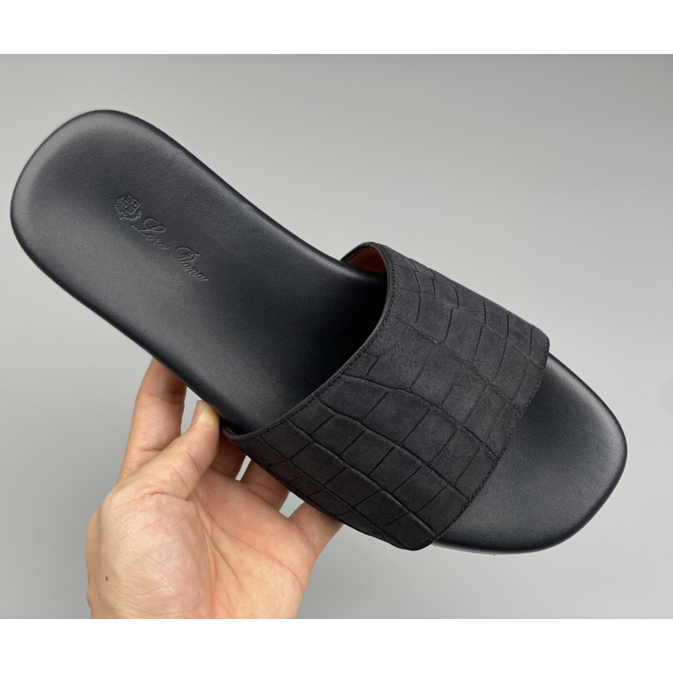 Loro Piana Slide Sandal  - FashionPlug
