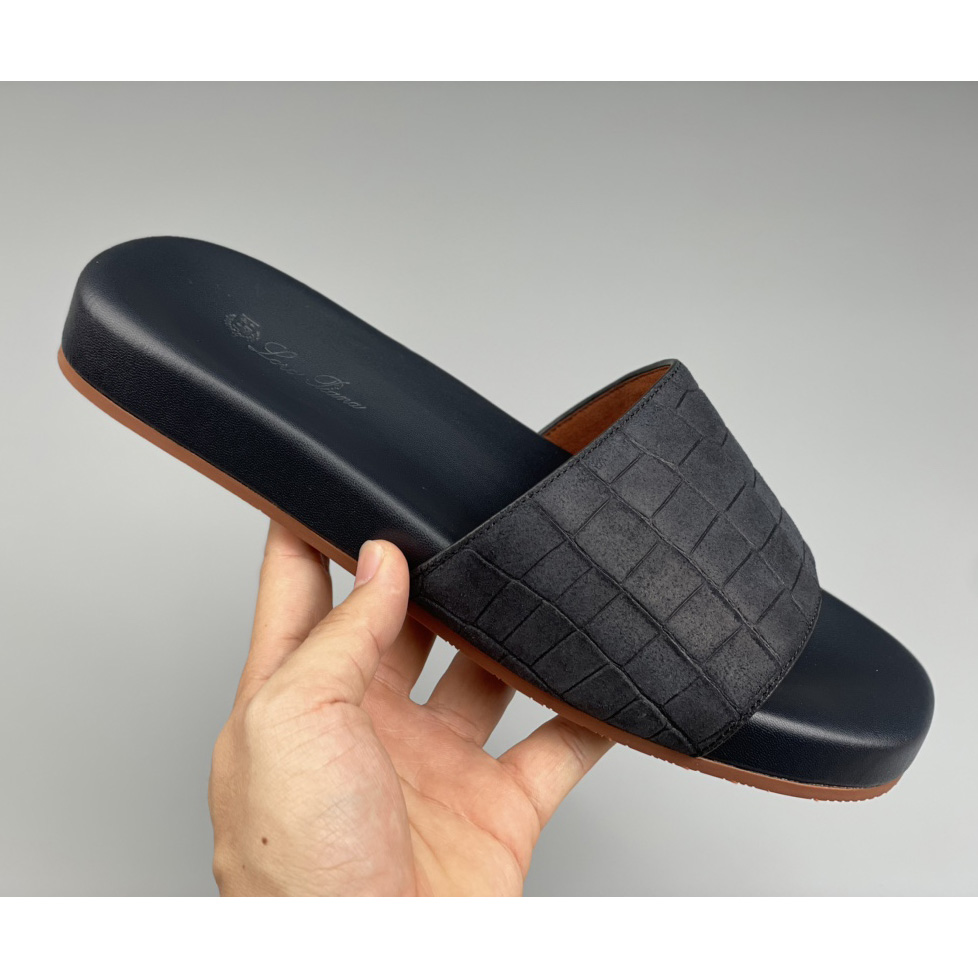 Loro Piana Slide Sandal  - FashionPlug
