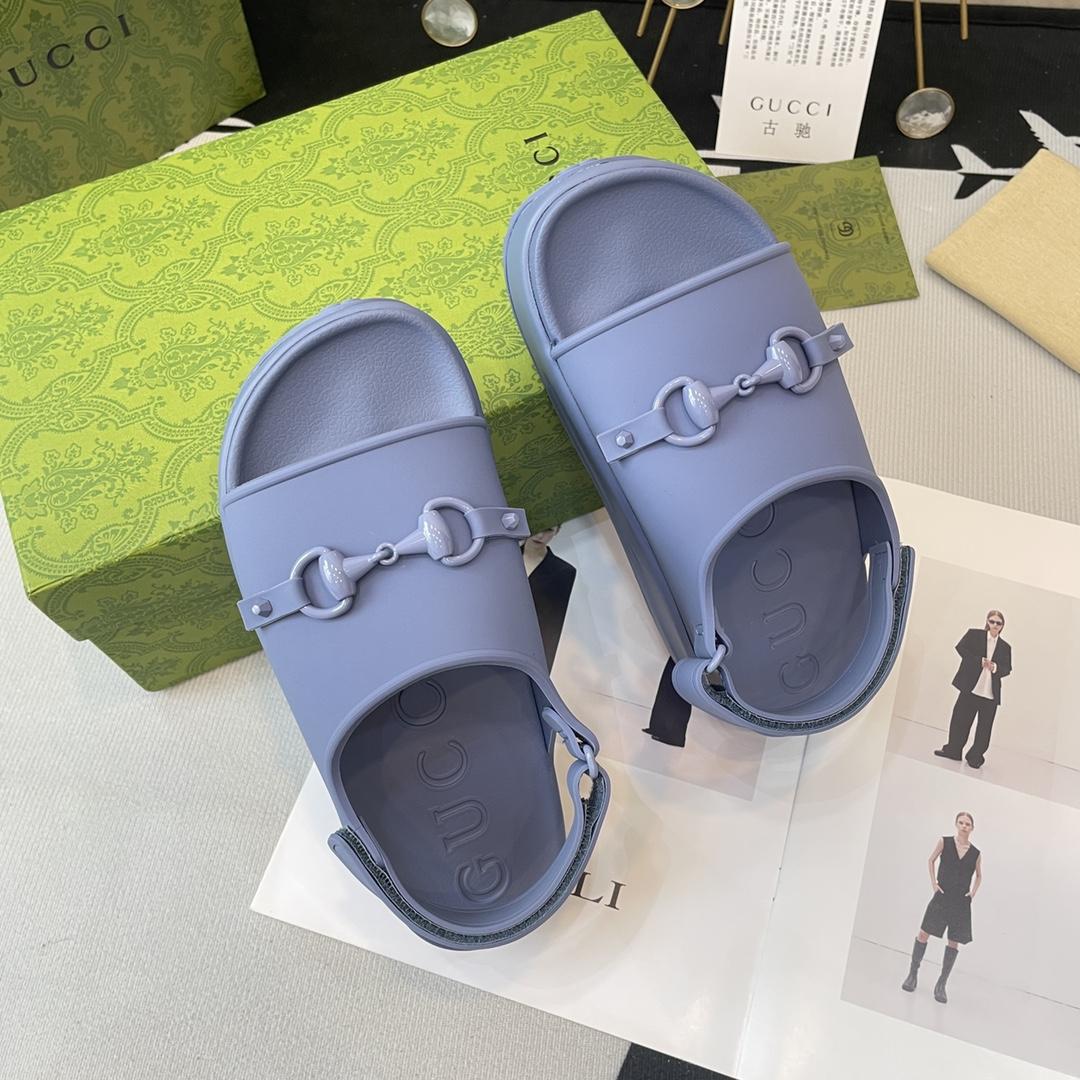 Gucci Horsebit Flatform Sandal - FashionPlug