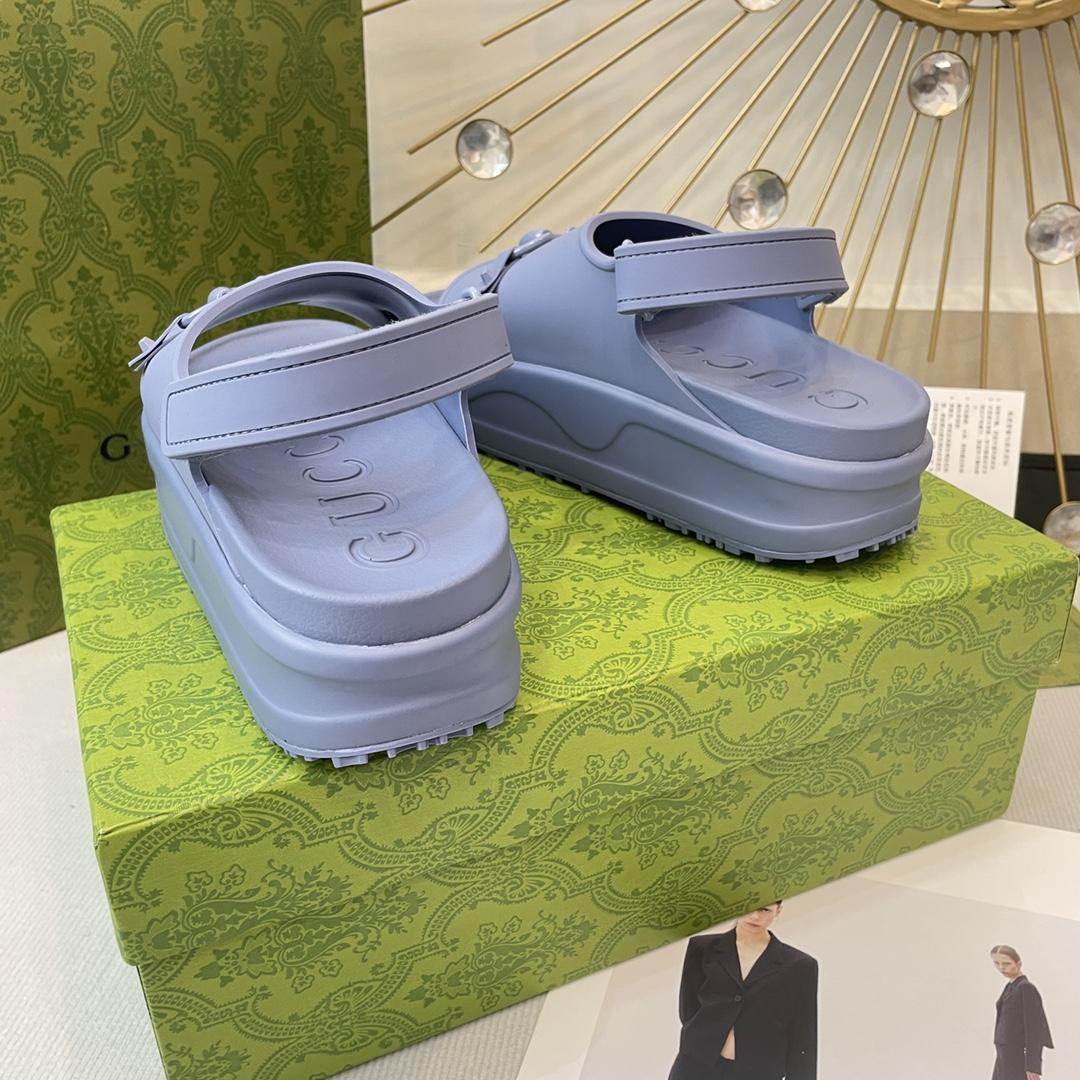 Gucci Horsebit Flatform Sandal - FashionPlug