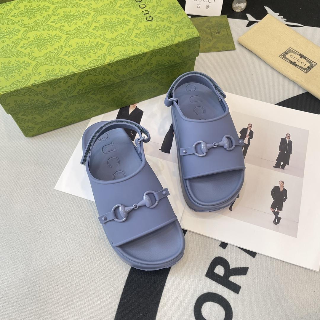 Gucci Horsebit Flatform Sandal - FashionPlug