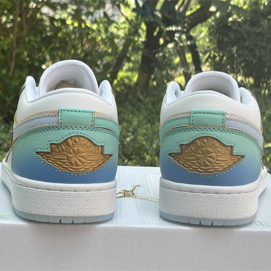 Air Jordan 1 Low SE “Emerald Rise” Sneaker      FN8899-131 - FashionPlug