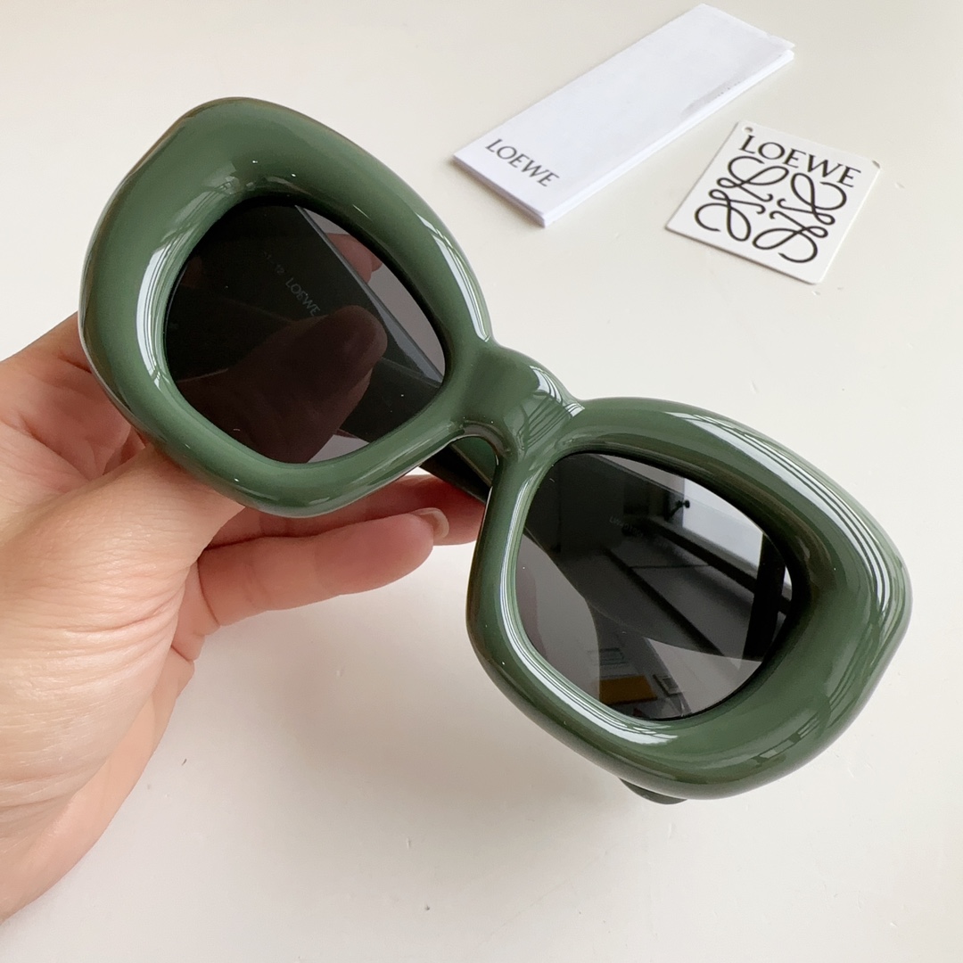Loewe Inflated Butterfly Sunglasses In Nylon - FashionPlug