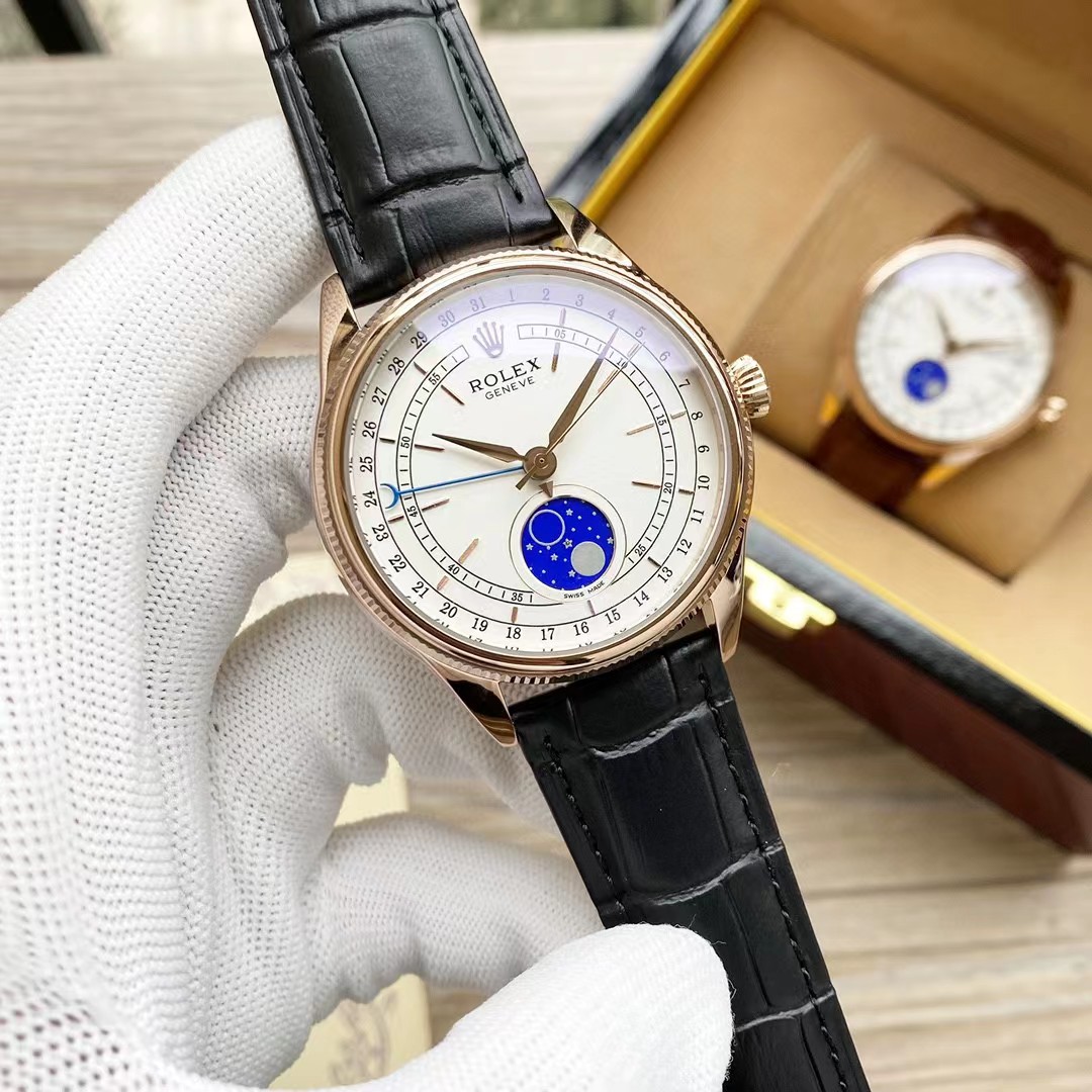Rolex Cellini Moonphase Watch   - FashionPlug