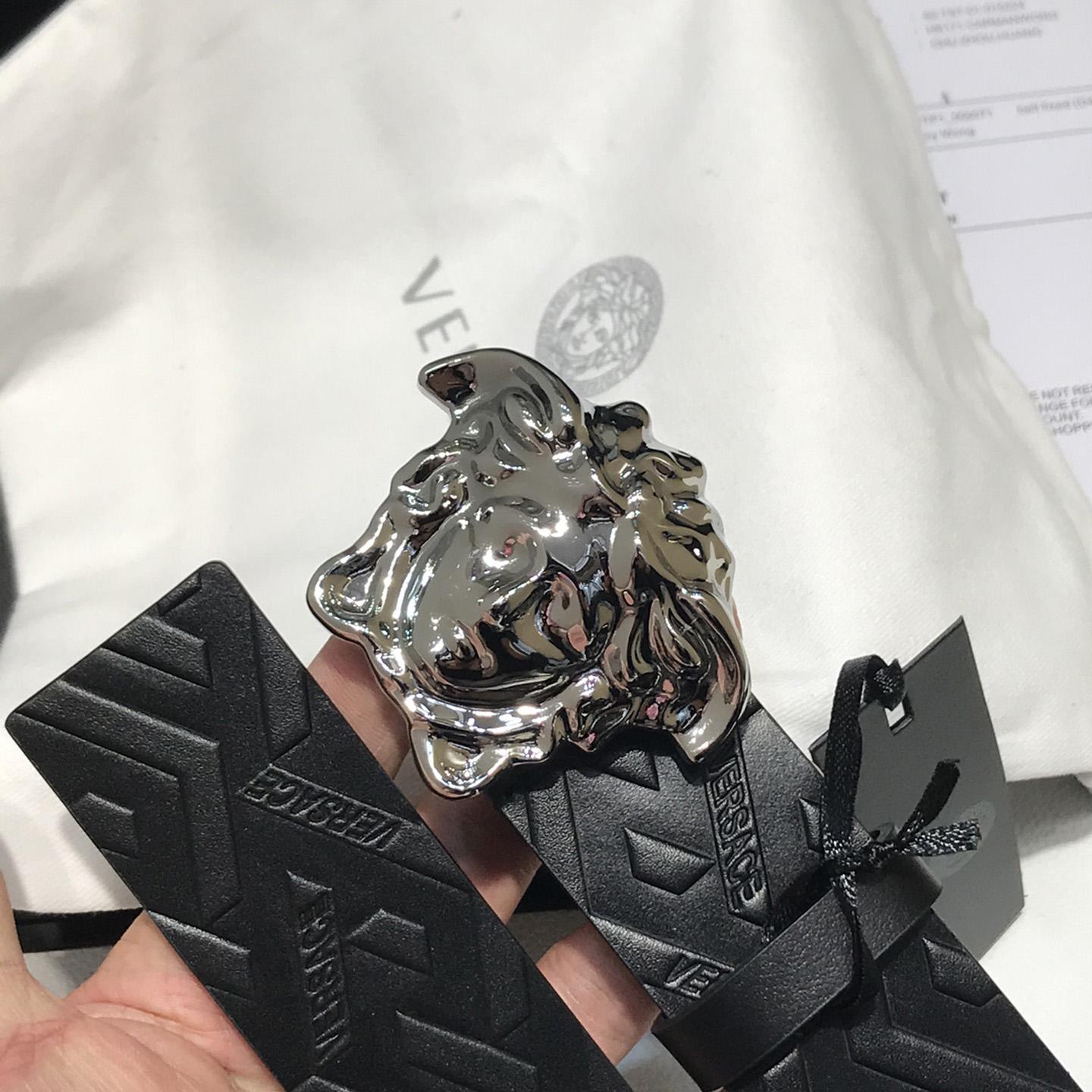 Versace Medusa Leathre Belt 38mm - FashionPlug