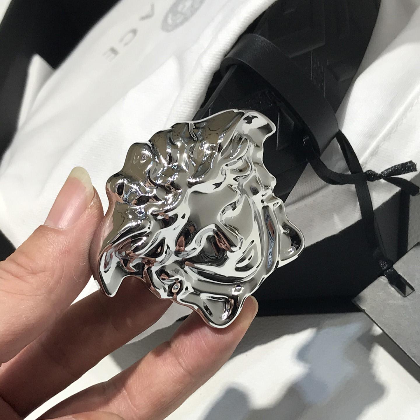 Versace Medusa Leathre Belt 38mm - FashionPlug