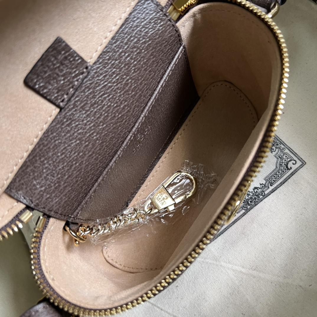 Gucci Ophidia GG Top Handle Mini Bag (15.5x10.5x5.5cm) - FashionPlug