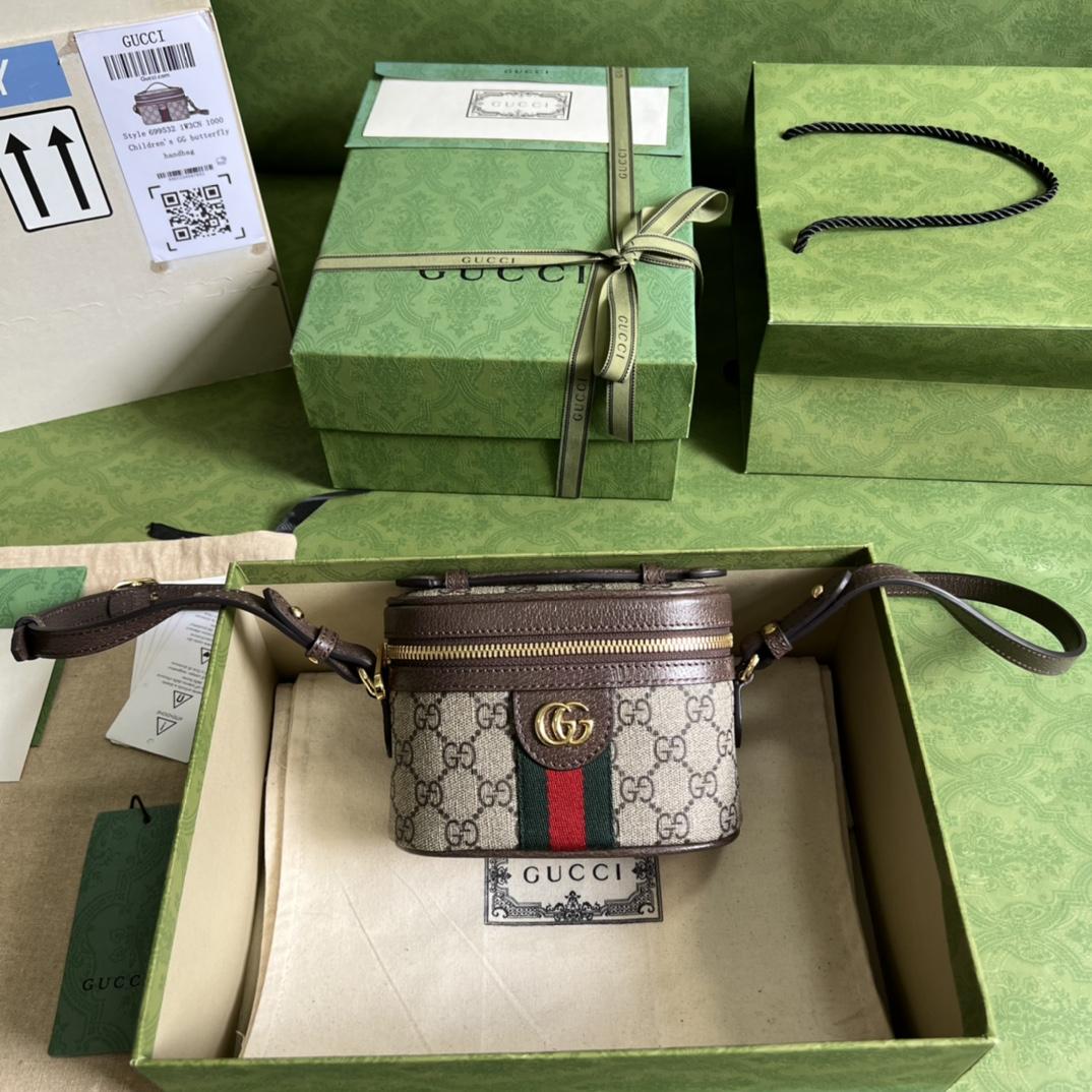 Gucci Ophidia GG Top Handle Mini Bag (15.5x10.5x5.5cm) - FashionPlug