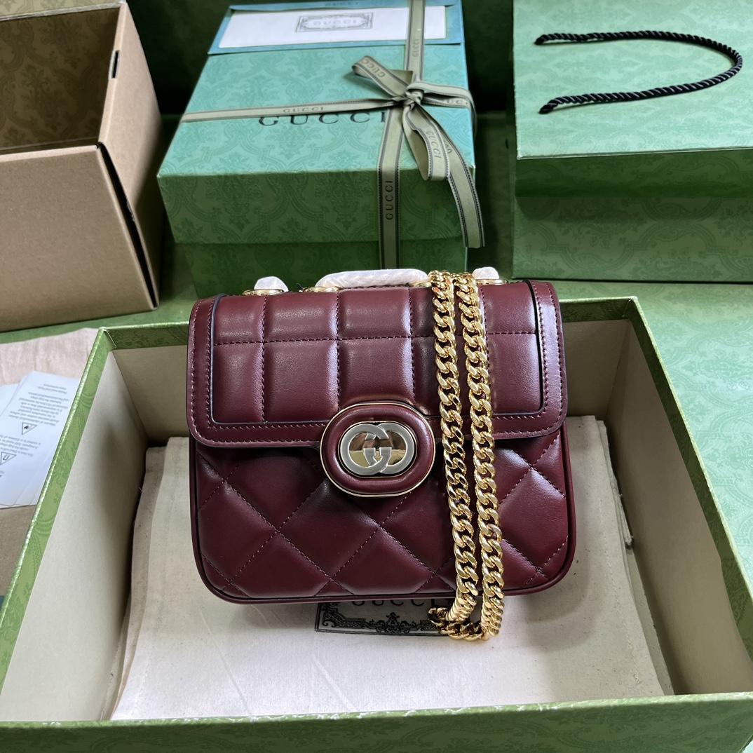 Gucci Deco Mini Shoulder Bag (18-14.5-8cm) - FashionPlug