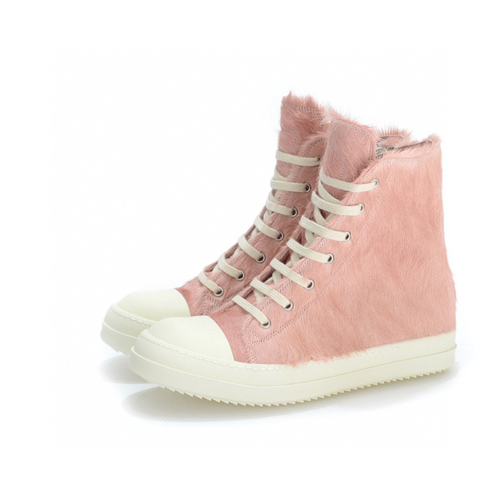 Rick Owens High-top Lace-up Sneakers - FashionPlug