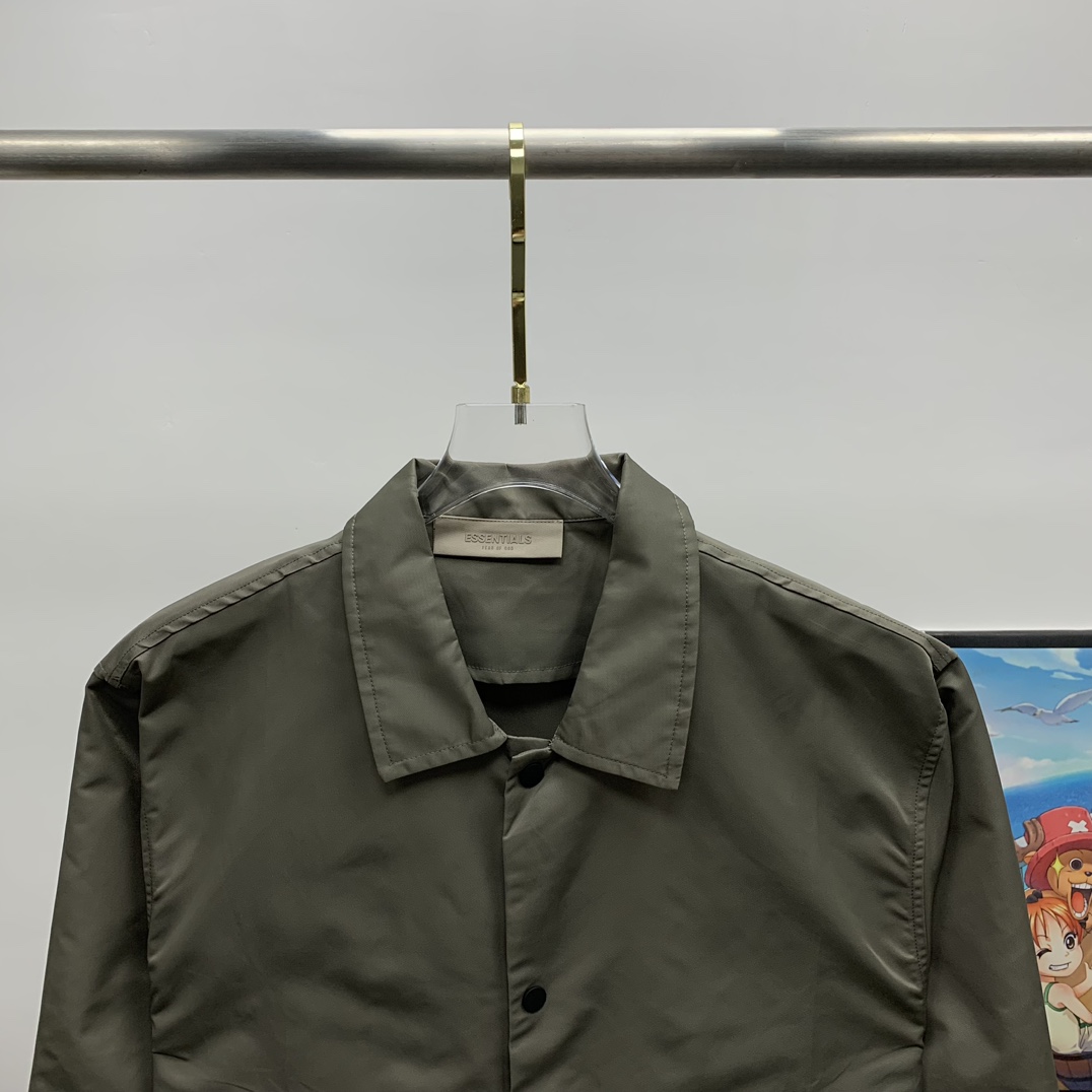 Fear Of God Essential Coaches Jacket - FashionPlug