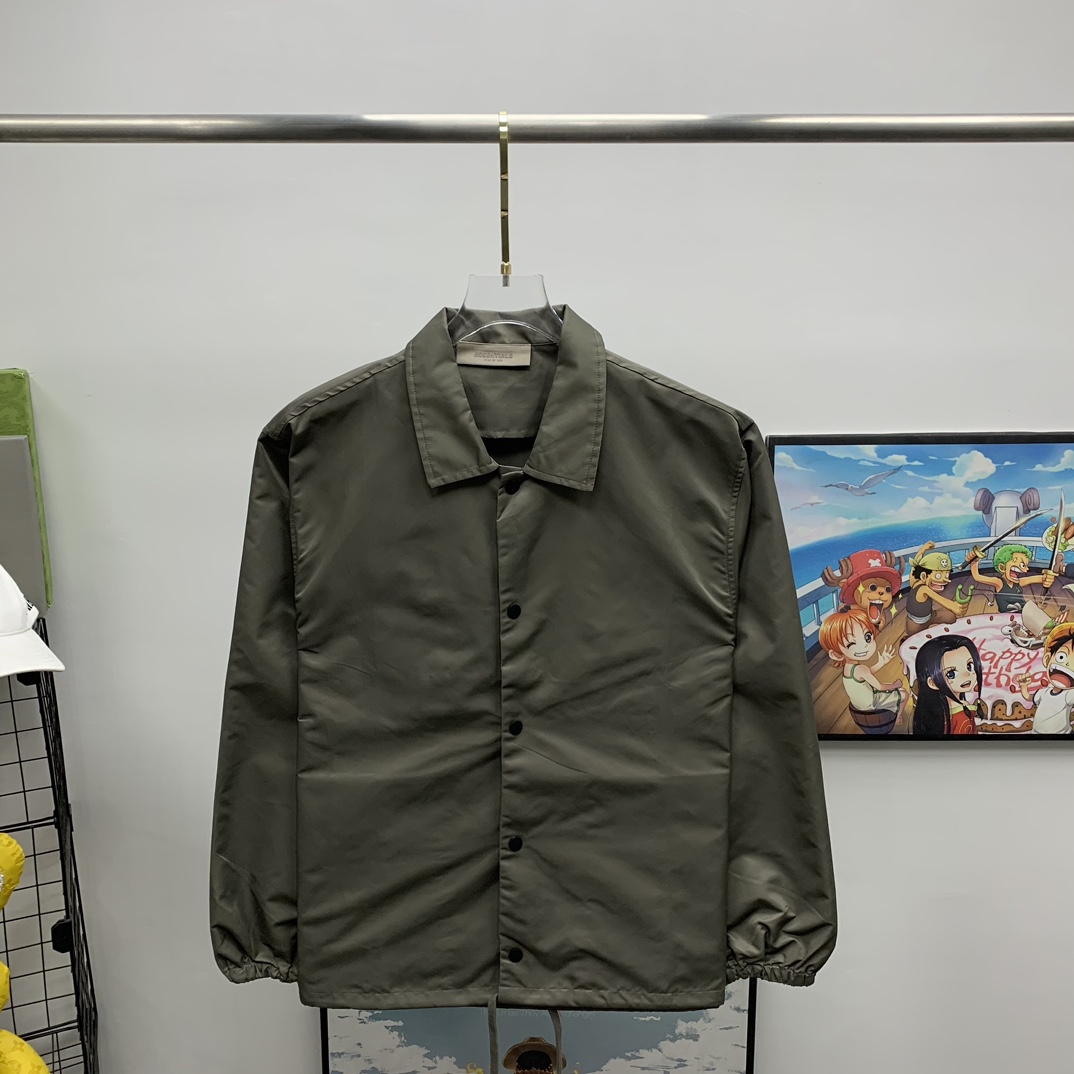 Fear Of God Essential Coaches Jacket - FashionPlug