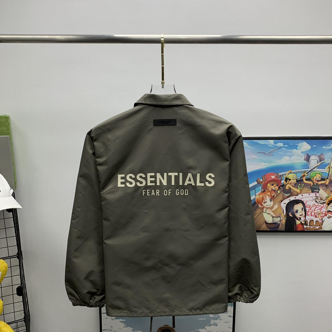 Fear Of God Essential Coaches Jacket - FashionPlug
