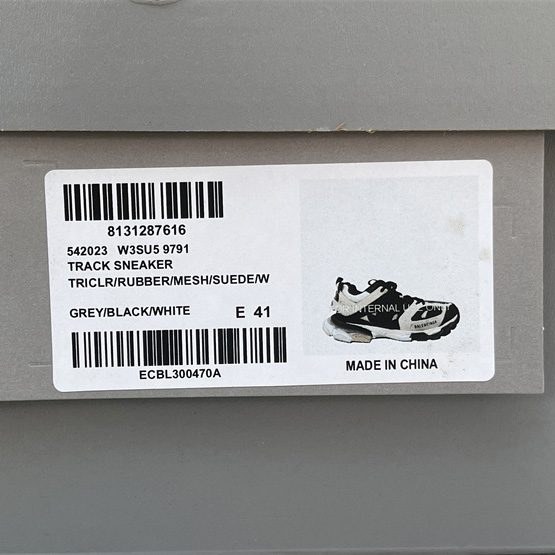 Balenciaga Track Sneaker In Grey - FashionPlug