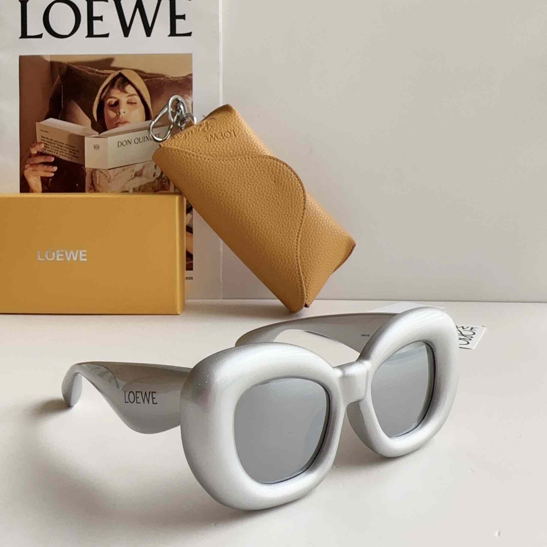 Loewe Inflated Butterfly Sunglasses In Nylon - FashionPlug