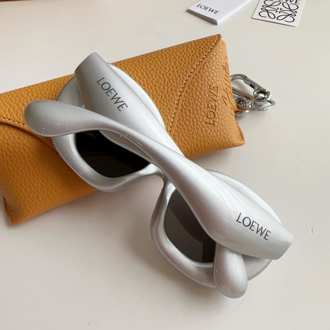 Loewe Inflated Butterfly Sunglasses In Nylon - FashionPlug