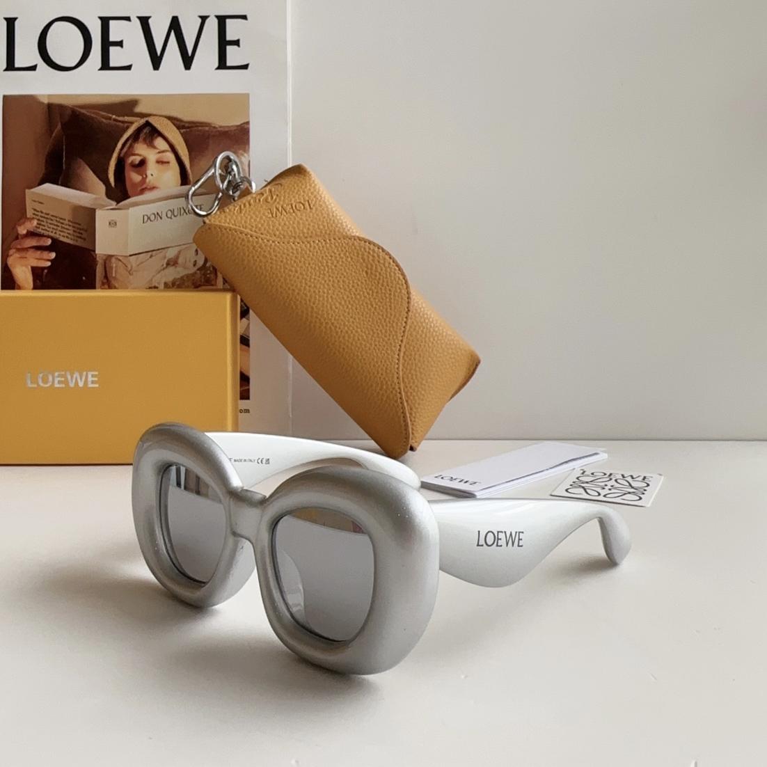 Loewe Inflated Butterfly Sunglasses In Nylon - FashionPlug