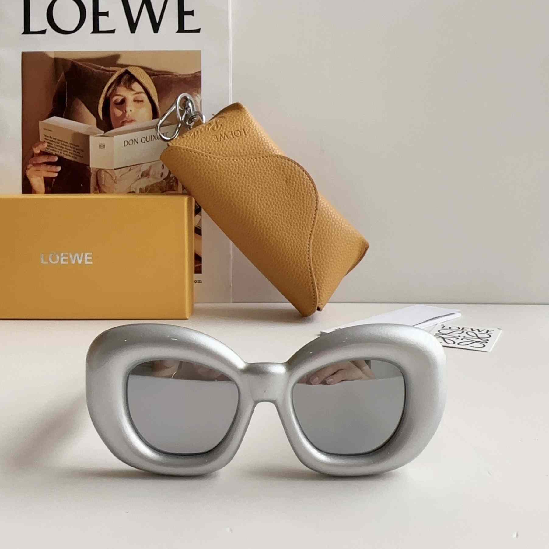 Loewe Inflated Butterfly Sunglasses In Nylon - FashionPlug