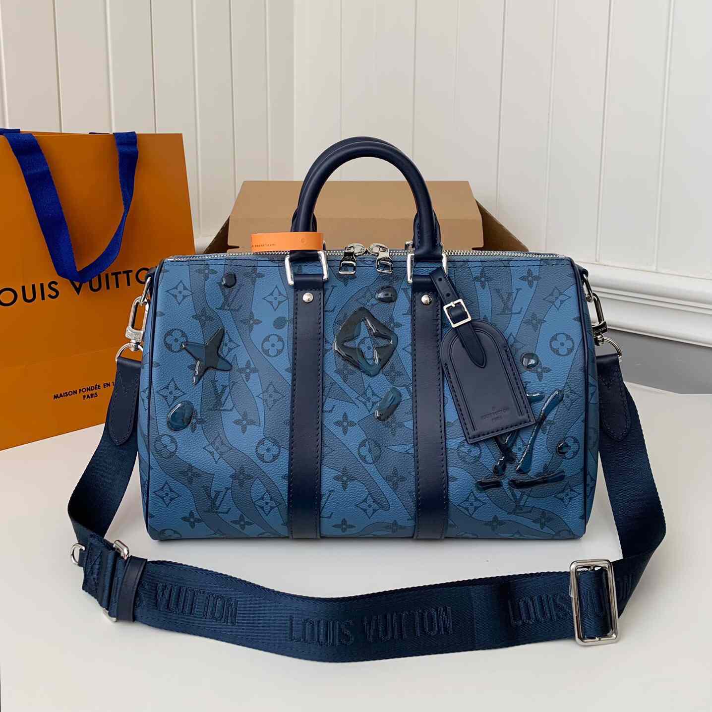 Louis Vuitton Keepall Bandouliere 35(34*21*16cm)     M22573 - FashionPlug