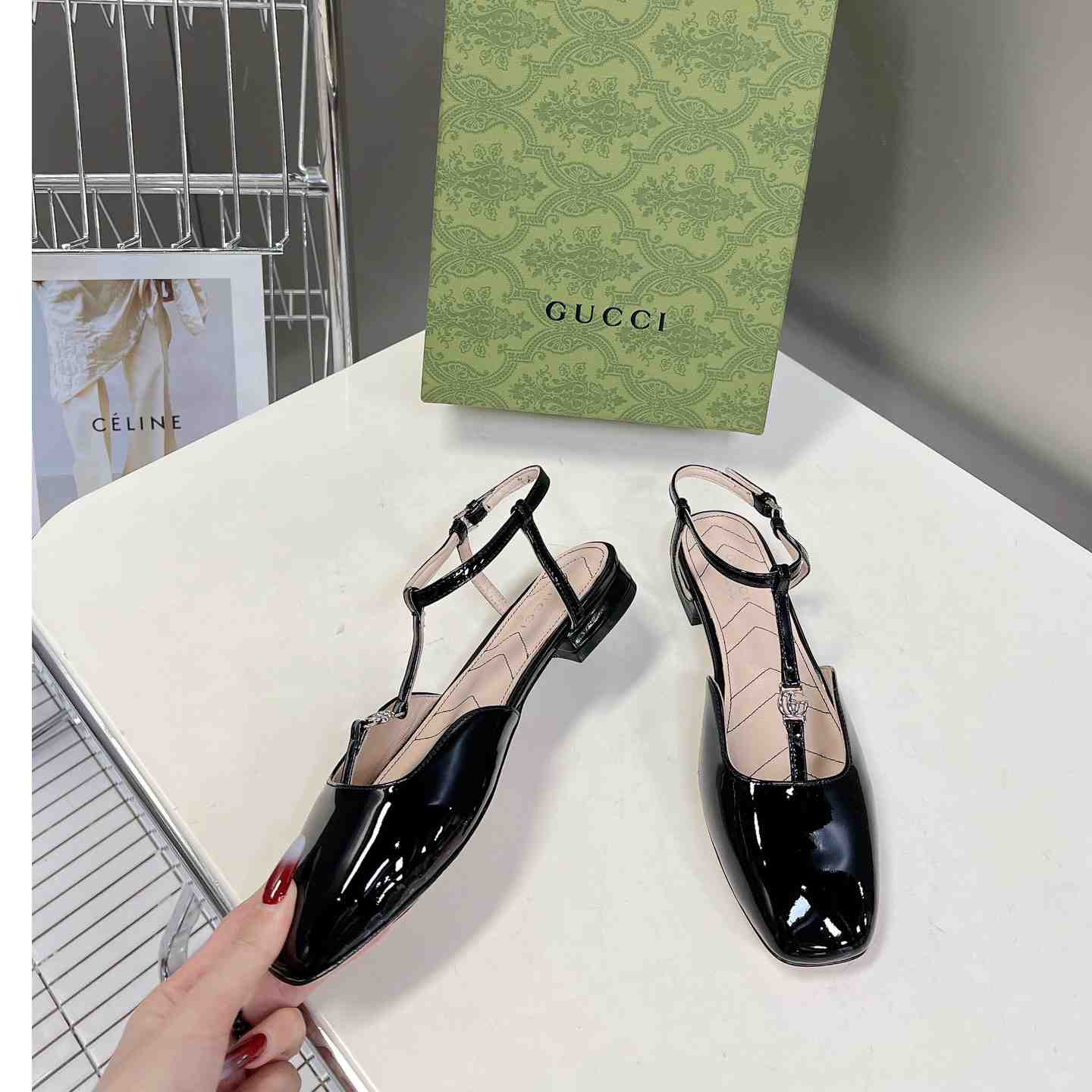 Gucci Women's Double G Ballet Flat - FashionPlug