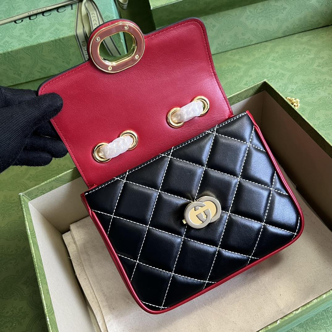 Gucci Deco Mini Shoulder Bag (18-14.5-8cm) - FashionPlug