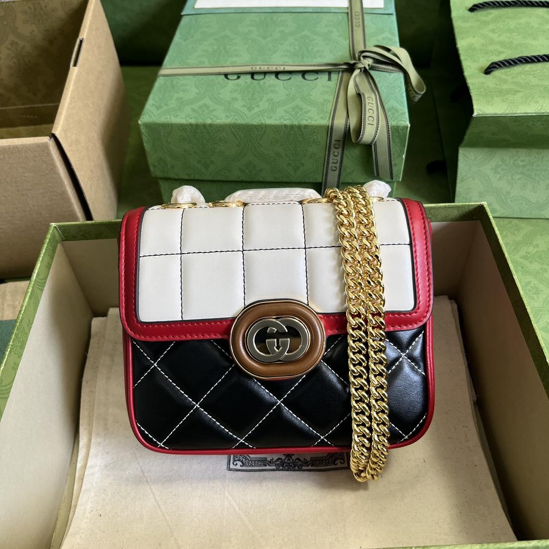 Gucci Deco Mini Shoulder Bag (18-14.5-8cm) - FashionPlug
