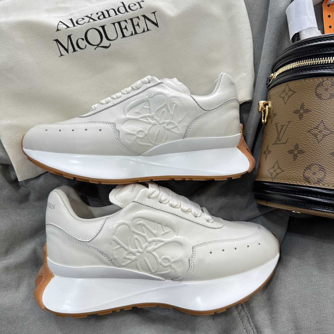 Alexander Mqueen Sprint Runner Sneakers - FashionPlug
