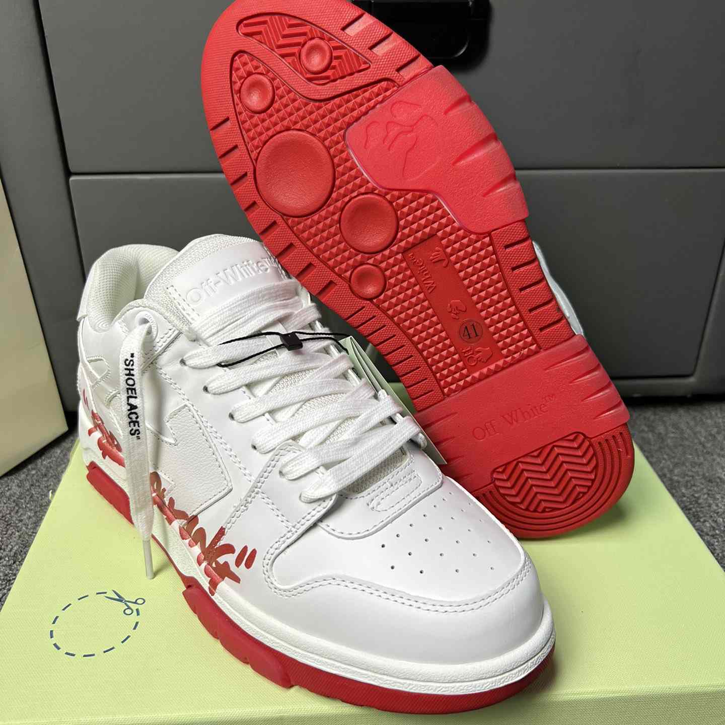 Off White Out Of Office Sneakers  - FashionPlug