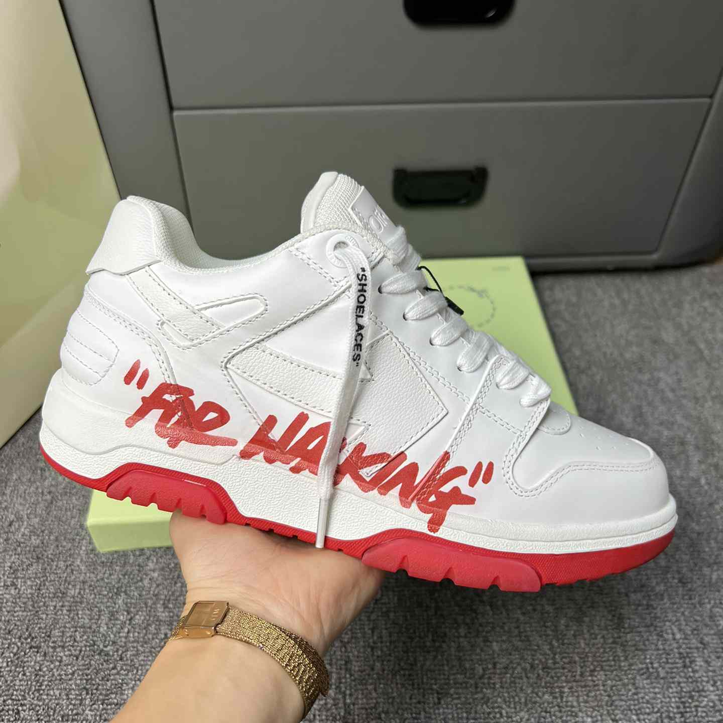Off White Out Of Office Sneakers  - FashionPlug