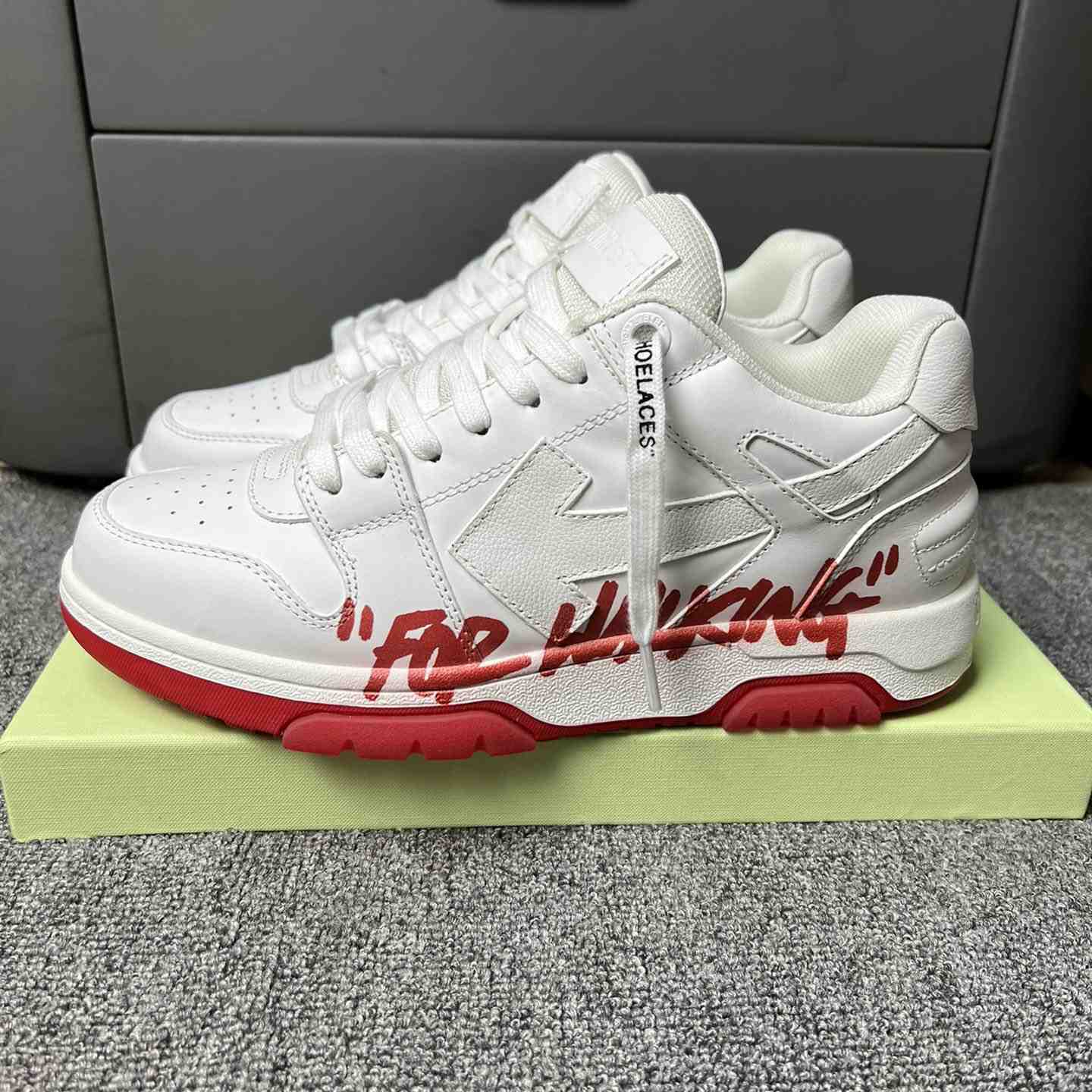Off White Out Of Office Sneakers  - FashionPlug